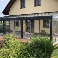 zimní zahrada u rodinného domu 10x4