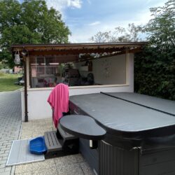 bezrámové zasklení pergoly