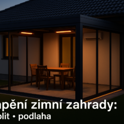 Jak vytápět sezónní zimní zahradu: praktický návod