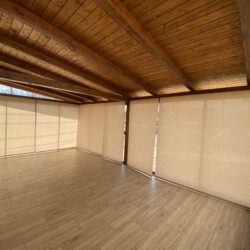 Zasklení a zastínění pergoly Karásek