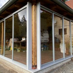 Zasklení pergoly Karásek