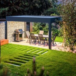 Bioklimatická pergola 6x4 cena venku