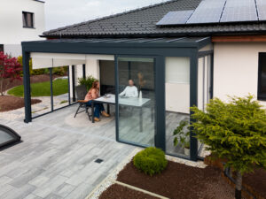 Zimní zahrada na míru přizpůsobená rodinnému domu