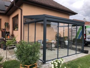 Hliníková konstrukce Karásek a orientační zimní zahrady cena za m²