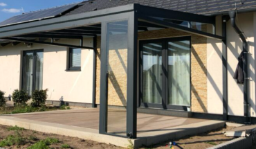 Hliníková pergola 6x4 se statickým návrhem pro sněhovou oblast