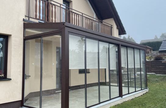 sezonní zimní zahrada u RD