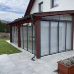 Rámové zasklení do pergoly Combi