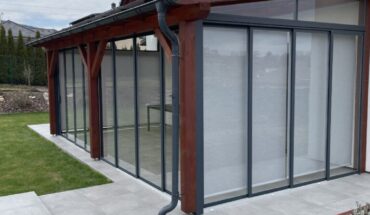Rámové zasklení do pergoly Combi