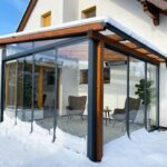 Rámové zasklení pergoly pro zimu